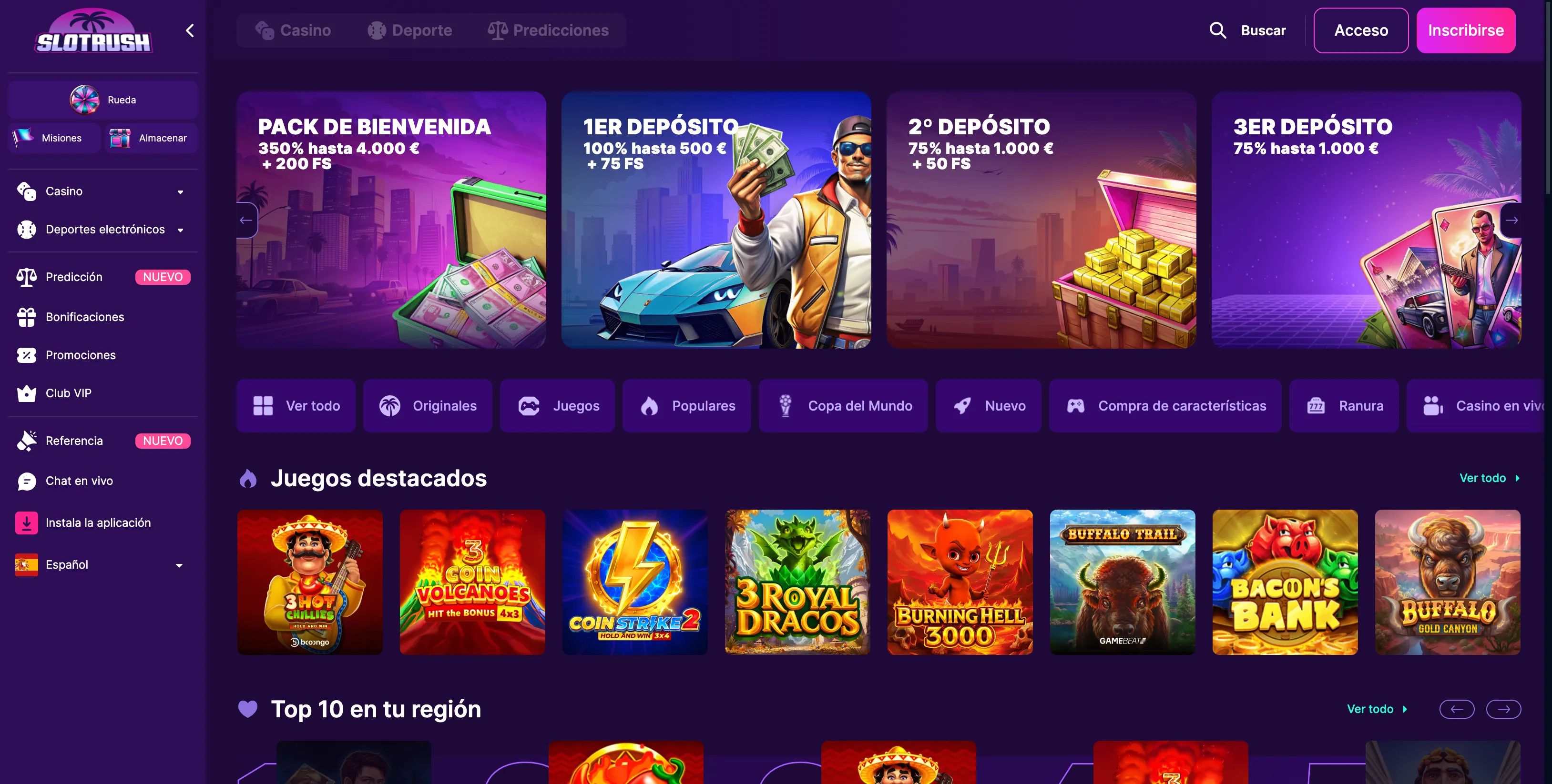 SlotRush Casino