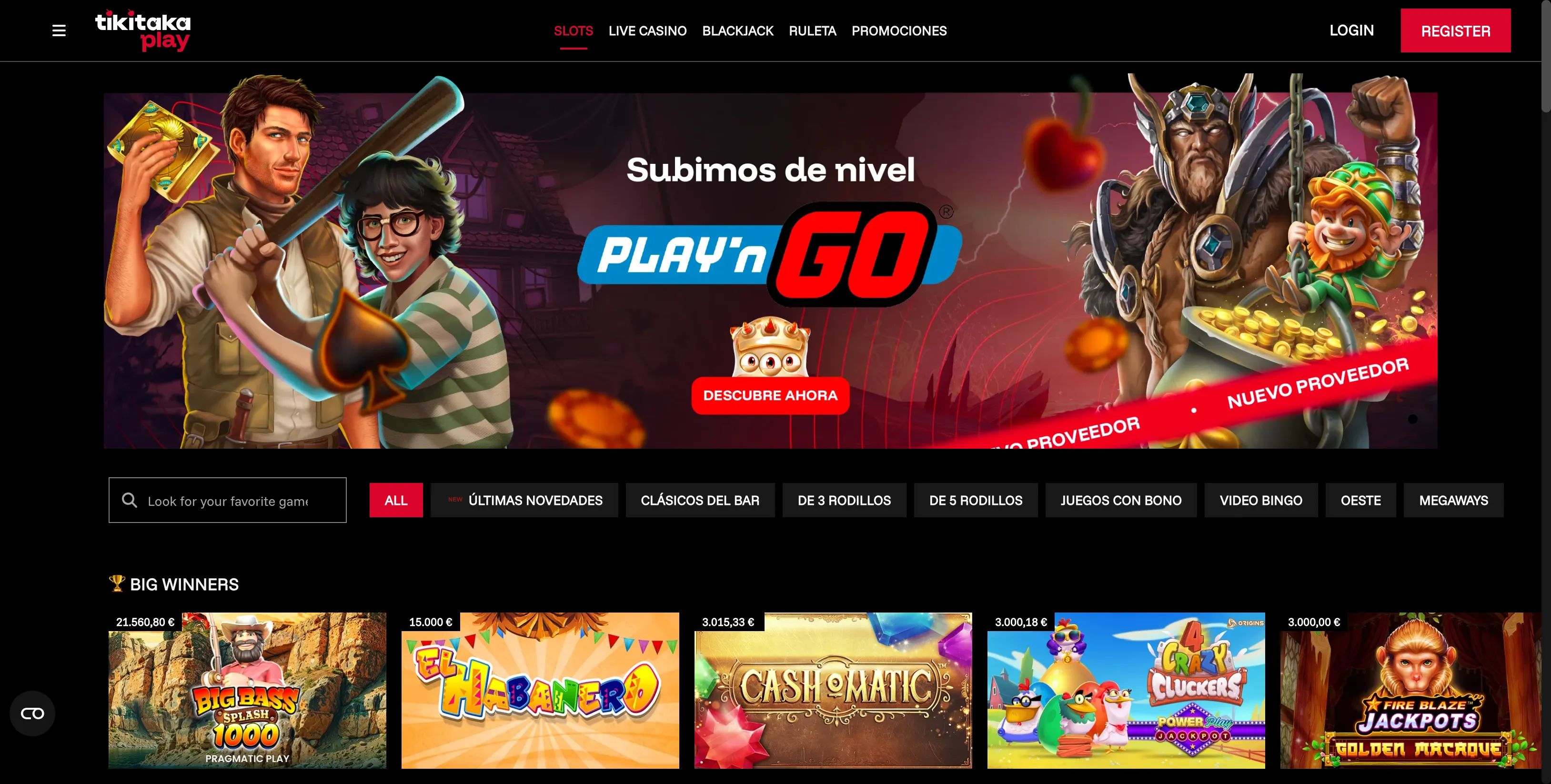 Tikitakaplay Casino